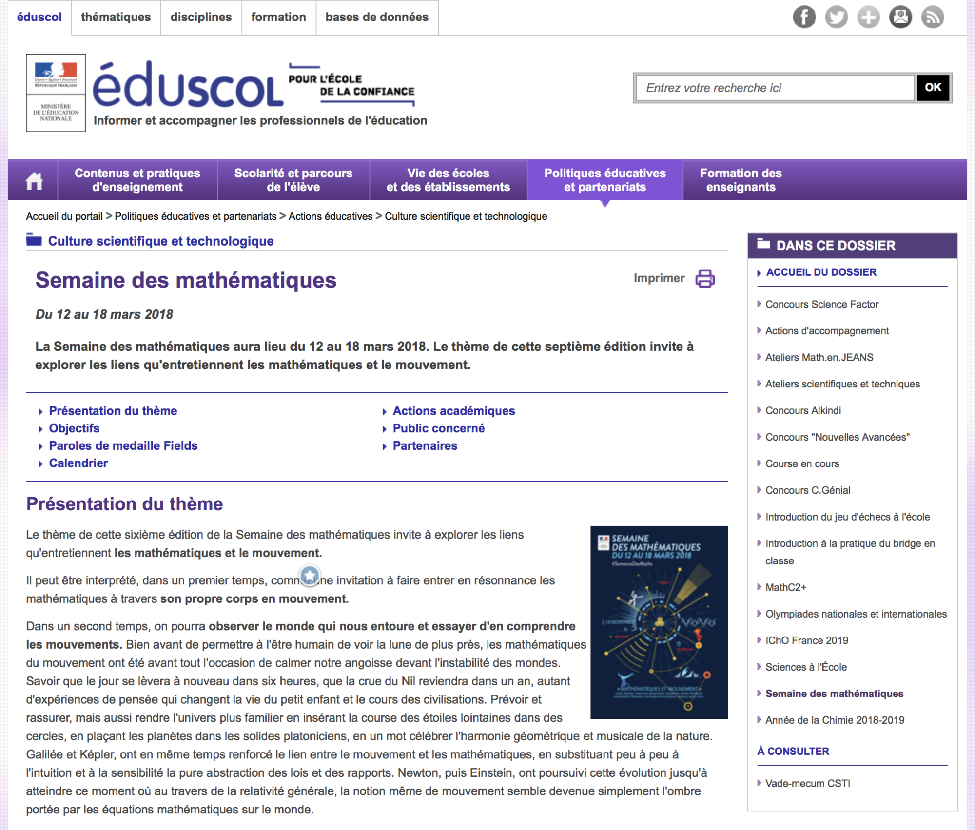 Les Ressources Eduscol